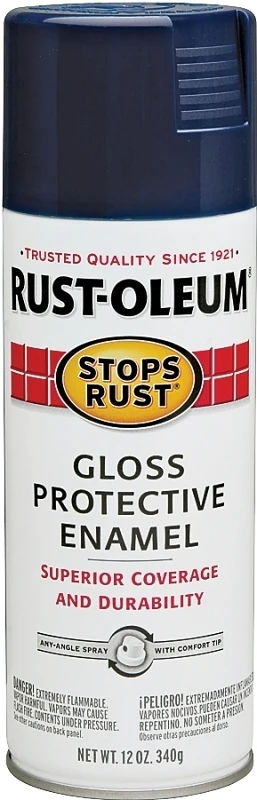 Stops Rust Navy Blue Gloss 12 Oz. Anti-rust Spray Paint