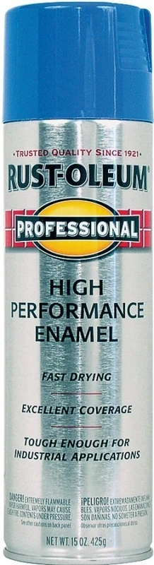 Professional 15 Oz. Gloss Safety Blue Industrial Enamel Spray Paint