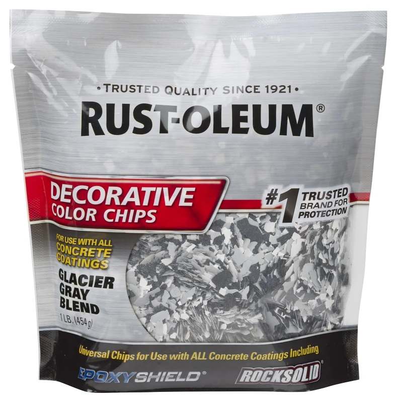 Epoxyshield Decorative Color Chips, 1 Lb., Glacier Gray Blend For Custom Floors