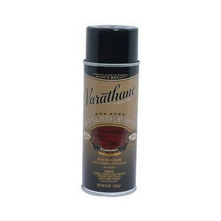 Cabernet Wood Stain & Polyurethane, 12-oz. Spray