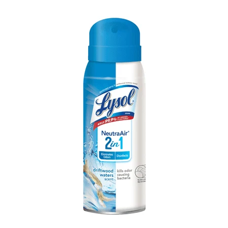 2 In 1 Disinfectant Spray, Driftwood Waters Scent, 10 Oz. Model 1920098287