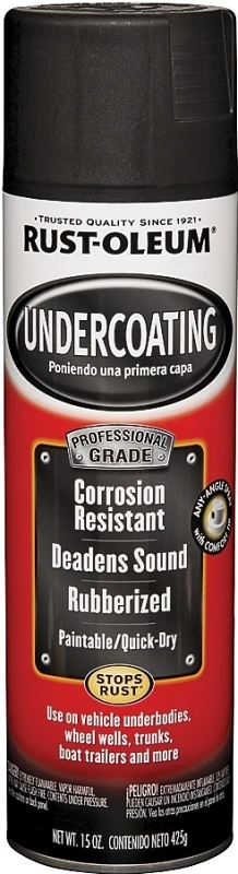 Professional Grade Rubberized Spray Undercoating, 15 Oz. Any Angle Spray