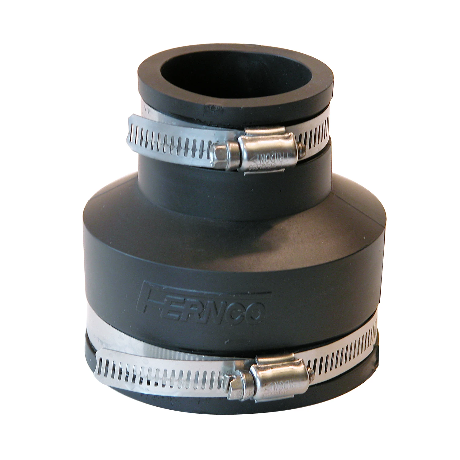 Coupling, Flexible Reducing, for Cast Iron/Plastic, 3 x 1-1/2 In.