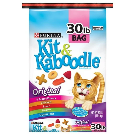 30 Lb. Original Dry Cat Food - Chicken, Liver, Turkey & Fish Flavor