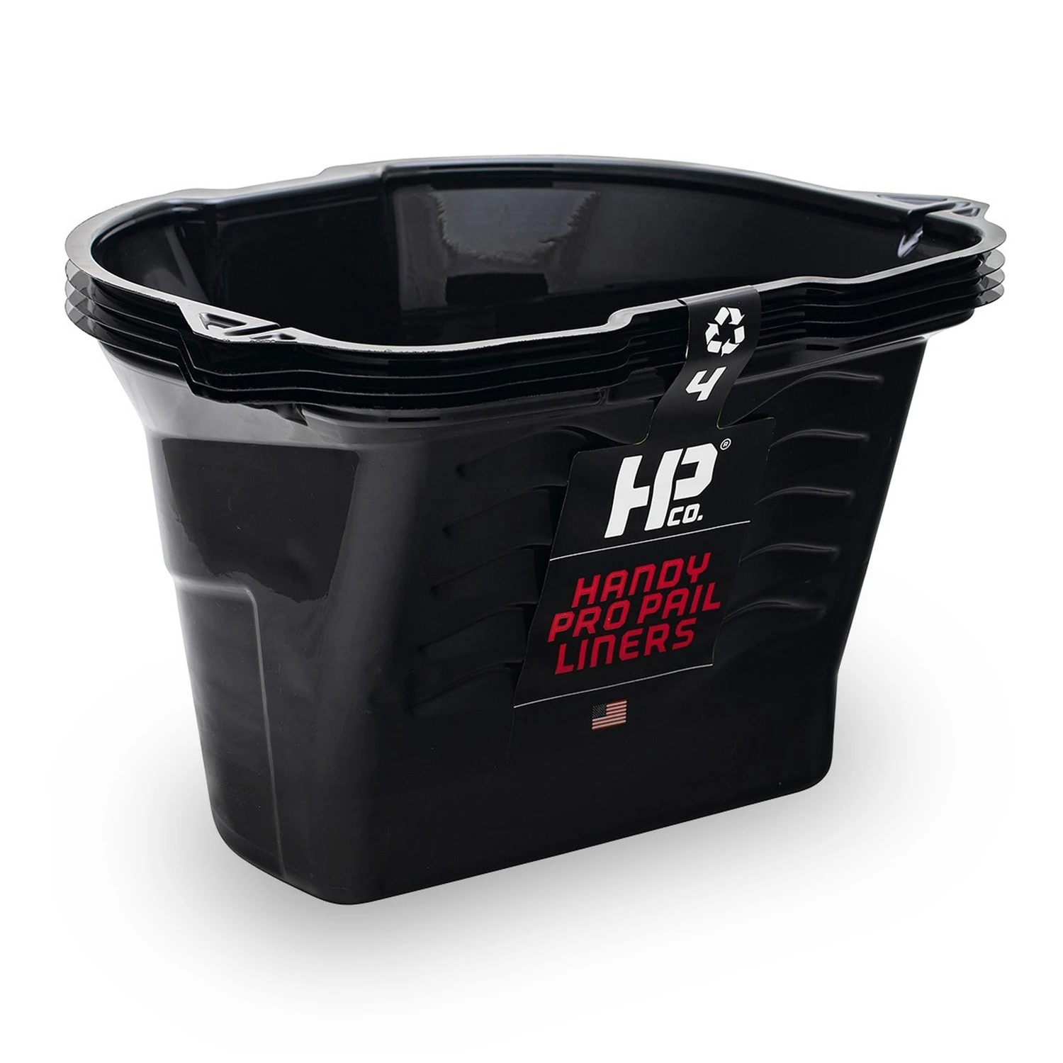 Handy Products BER-3220-CT Paint Pail, For: Model 228.2176 Handy Pro Pail, 0.5 gal, Plastic, Black