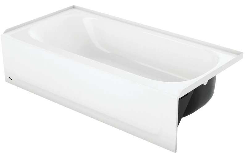 Aloha 14.25 In. H X 30 In. W X 60 In. L White Right Hand Bathtub