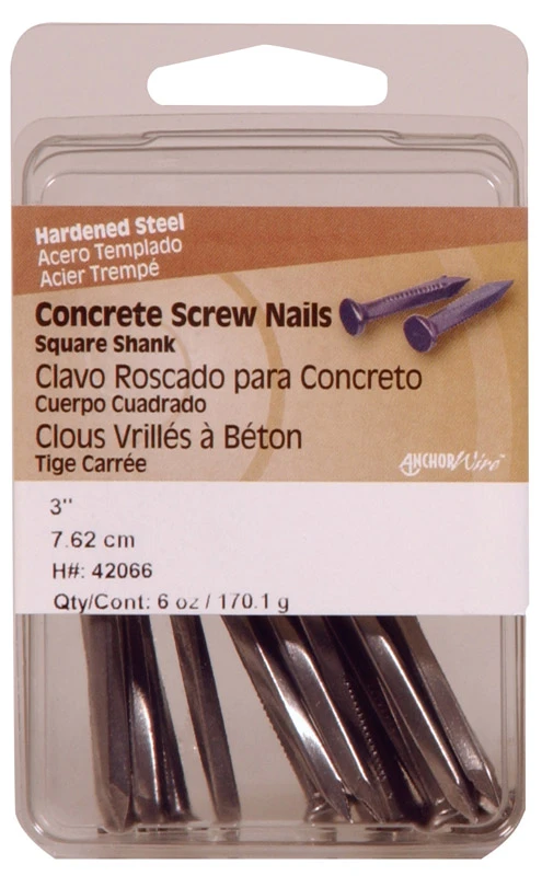 Hillman 3 in. Masonry Steel Nail Flat Head Hillman 3 in. Masonry Steel Nail Flat Head