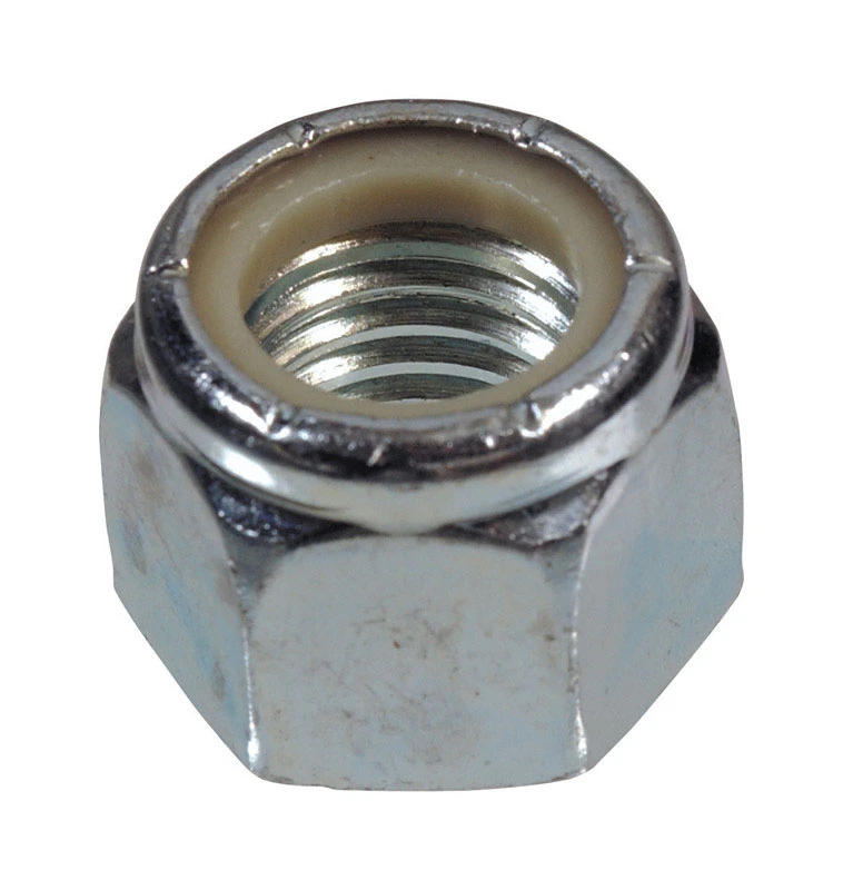 Hillman M10-1.50 mm Zinc-Plated Steel Metric M10 50 pk Lock Nut