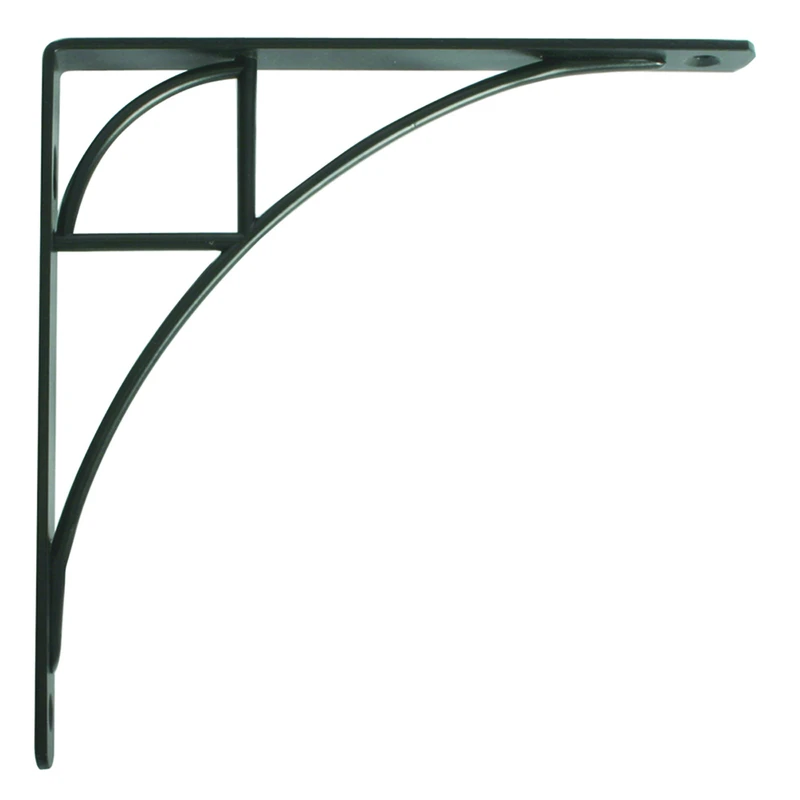 200 Series Oak Park 8 In. Black Steel Shelf Bracket
