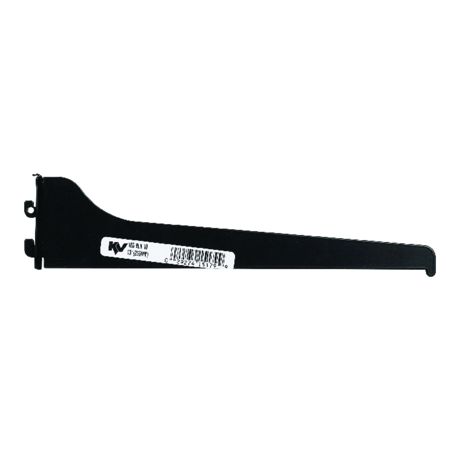 180 Series 10 In. Black Steel Regular-duty Shelf Bracket