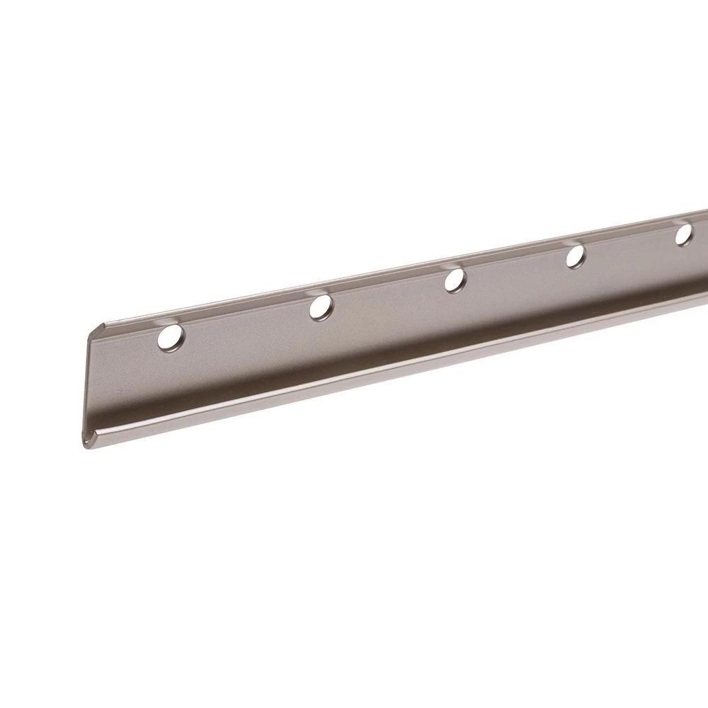 Closet Hang Rail, Nickel Finish, 48-In.