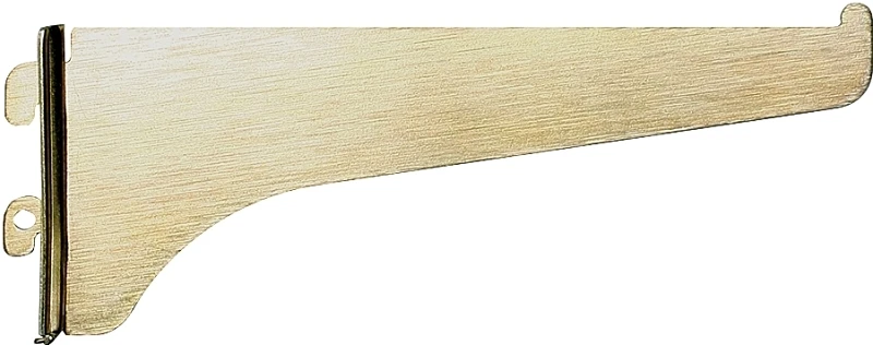 180 Series 12 In. Brass Steel Regular-duty Shelf Bracket