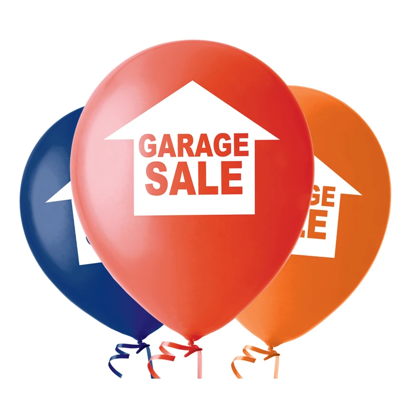 GARAGE SALE BALLOONS 6 PER BAG