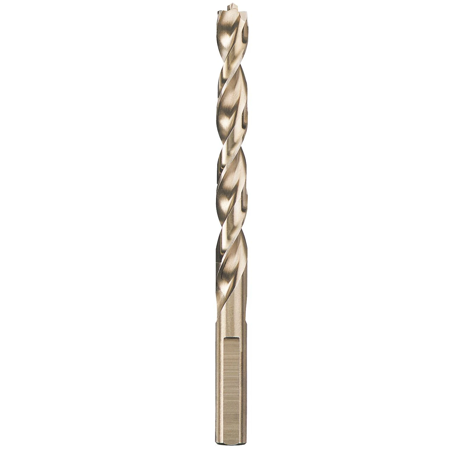 1/2 In. Gold Ferrous Oxide Pilot Point Drill Bit, 6 In. Length, Dw1932