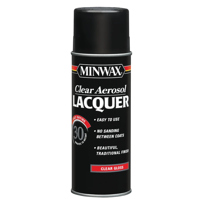 11.5 Oz. Clear Gloss Spray Lacquer For Wood & Metal Finishes