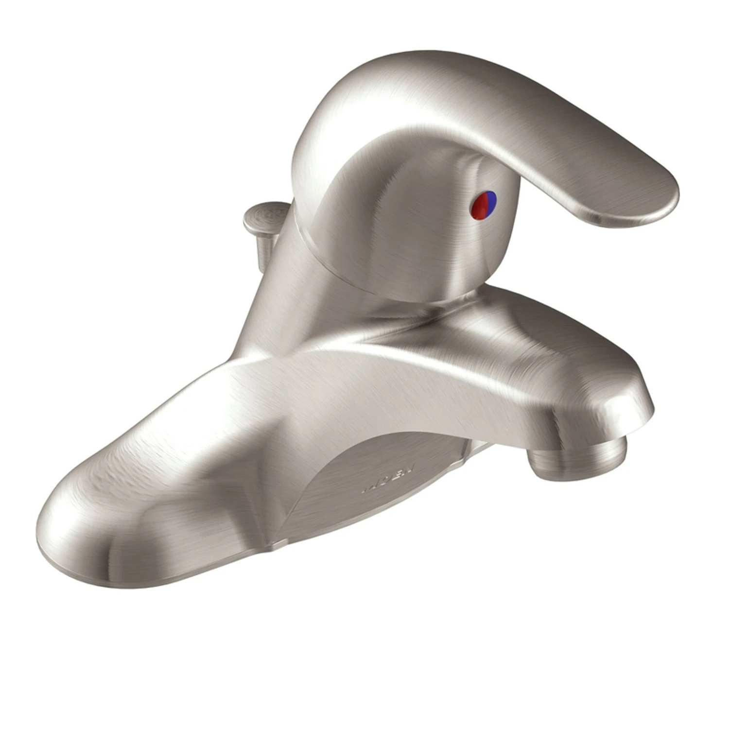 Adler 1-handle Low Arc Bathroom Faucet, Spot Resist Brushed Nickel, 4-inch Centerset