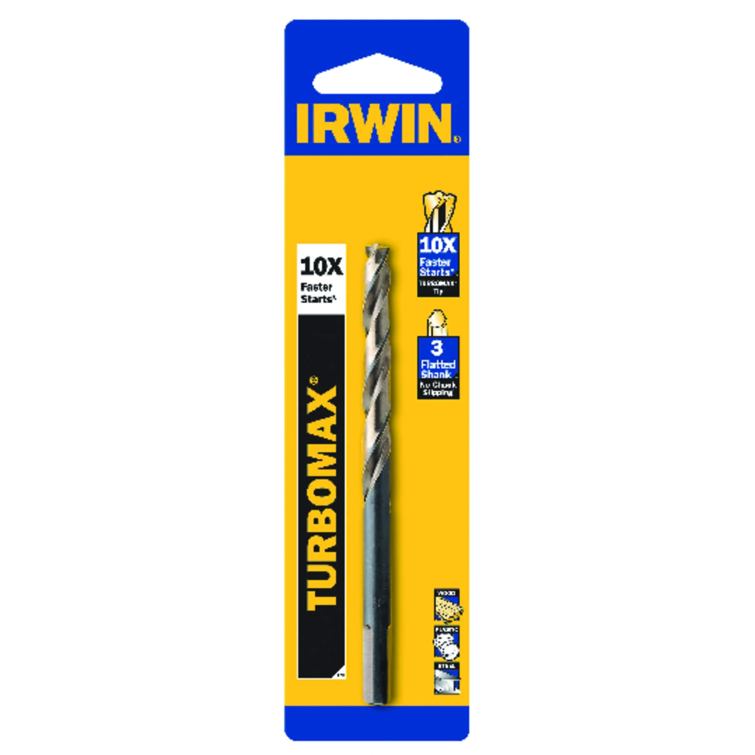 Turbomax 13/32 In. X 5-1/4 In. High Speed Steel Drill Bit, Straight Shank