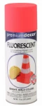 Premium Decor Fluorescent Spray Paint, Red Orange, 11 Ounce