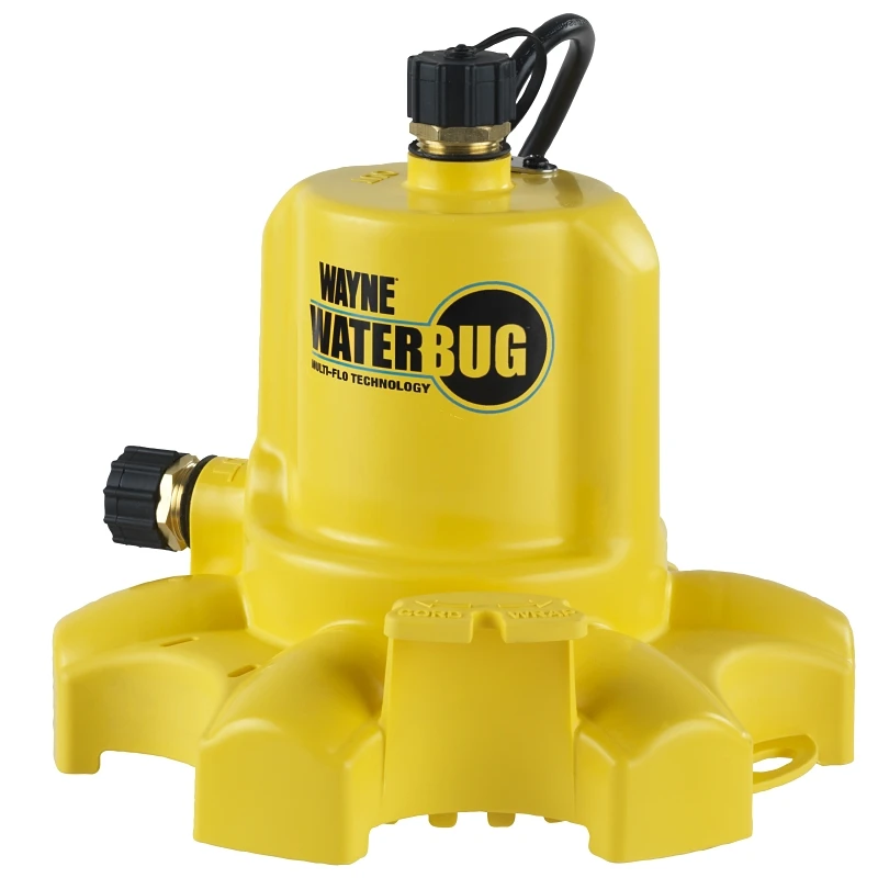 Waterbug 1/6 Hp Submersible Utility Pump With Multi-flo Technology