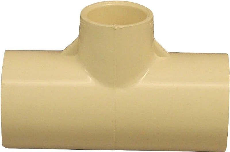 Cpvc Pipe Tee, 3/4 X 3/4 X 1/2 Inch, Schedule 40