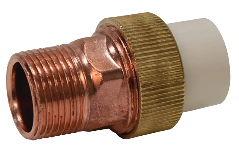 1/2 In. Lead-free Cpvc Slip X Copper Male Iron Pipe Transition Union