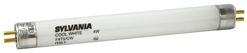 20415 F4t5cw 4w 6 In. Cool White T5 Fluorescent Tube Bulb (pack Of 6)