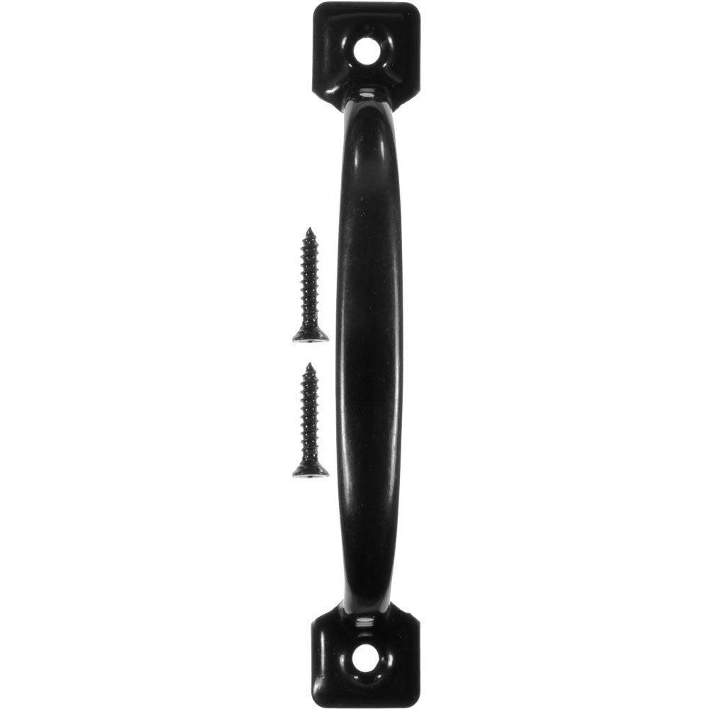 4-3/4 Inch Black Door Pull Handle For Lightweight Doors