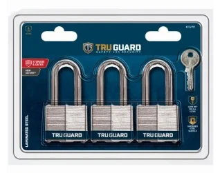 TG 3PK 1-1/2 PADLOCK