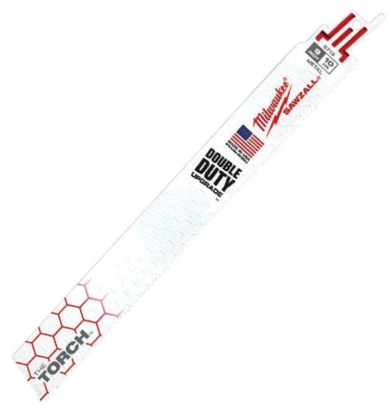 Sawzall The Torch Demolition Reciprocating Saw Blades, 10 TPI, 9 In., 5-Pk.