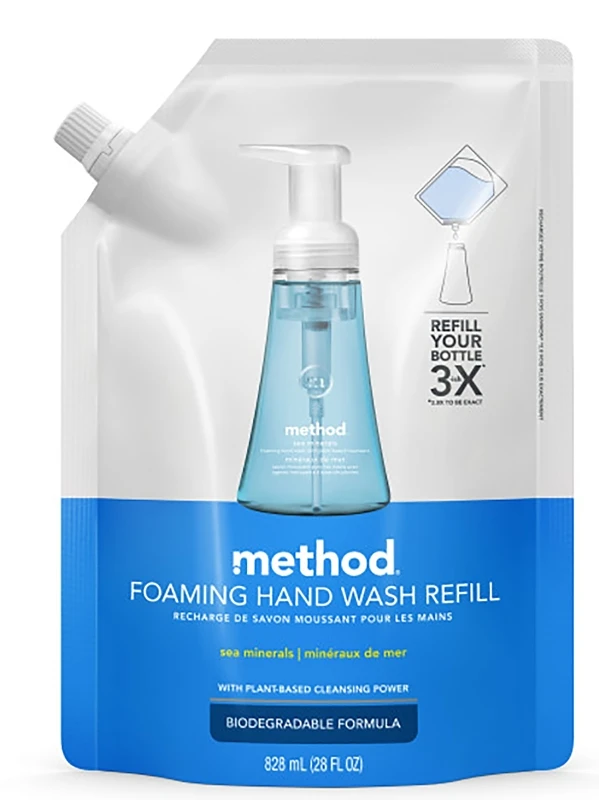 Sea Minerals Scent Foaming Hand Soap Refill 28 Oz - Antibacterial & Biodegradable
