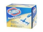 Readymop Absorbent Mopping Pads Refill, 8 Count For Electrostatic Sweepers