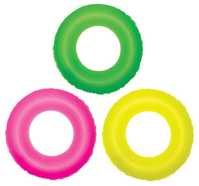 87130 35-inch Diameter Inflatable Swim Tube - Assorted Colors
