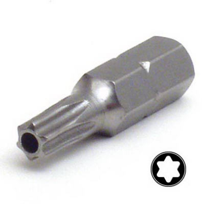 Isomax T25 Security Torx Insert Bit, 1 Inch Length, Model 13244