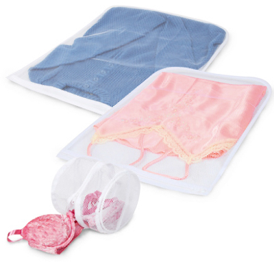 Delicates Wash Bag Set, Mesh Polyester, 3-Pc.