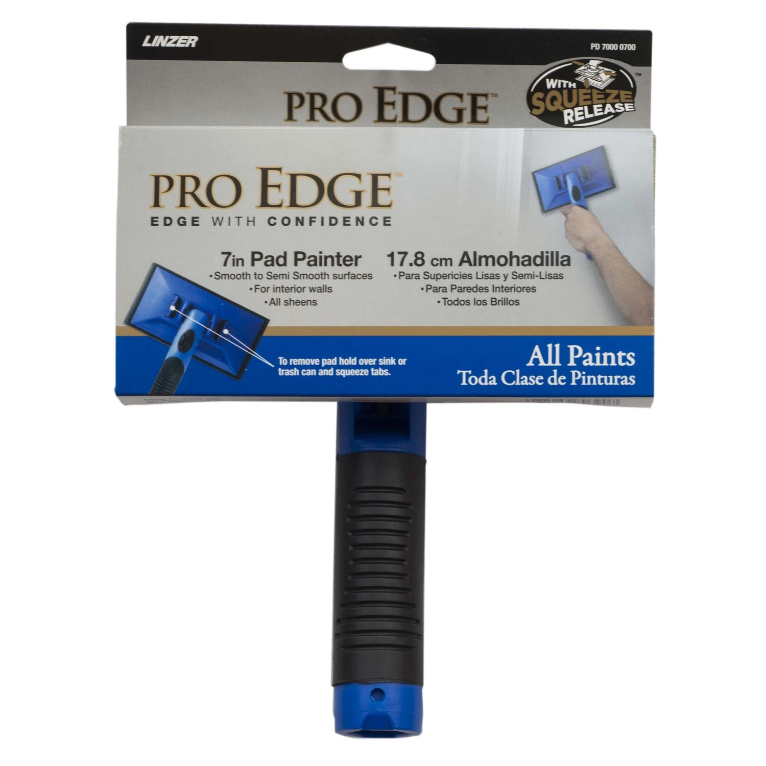 7 In. Pad Painter For Smooth Surfaces With Comfort Grip Handle