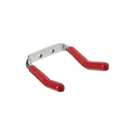 Vinyl Coated Double Storage Hook, 2-3/4 Inch Length, Red
