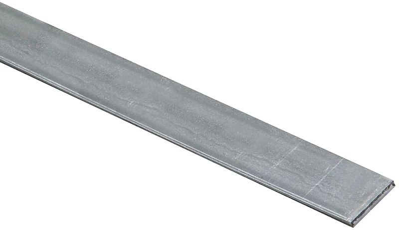 Solid Galvanized Flat Bar, 3/4 X 48 Inches, National Hardware N179-994