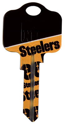 Kckw1-nfl-steelers Kw1 Steelers Team Key Blank 4 X 0.25 In., Pack Of 5
