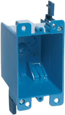 Carlon PVC 1 Gang Old Work Outlet Box with Retainer Arms (B114R-UPC)