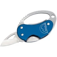 Metro Folding Knife With Blue Anodized Aluminum Handle And Bottle Opener