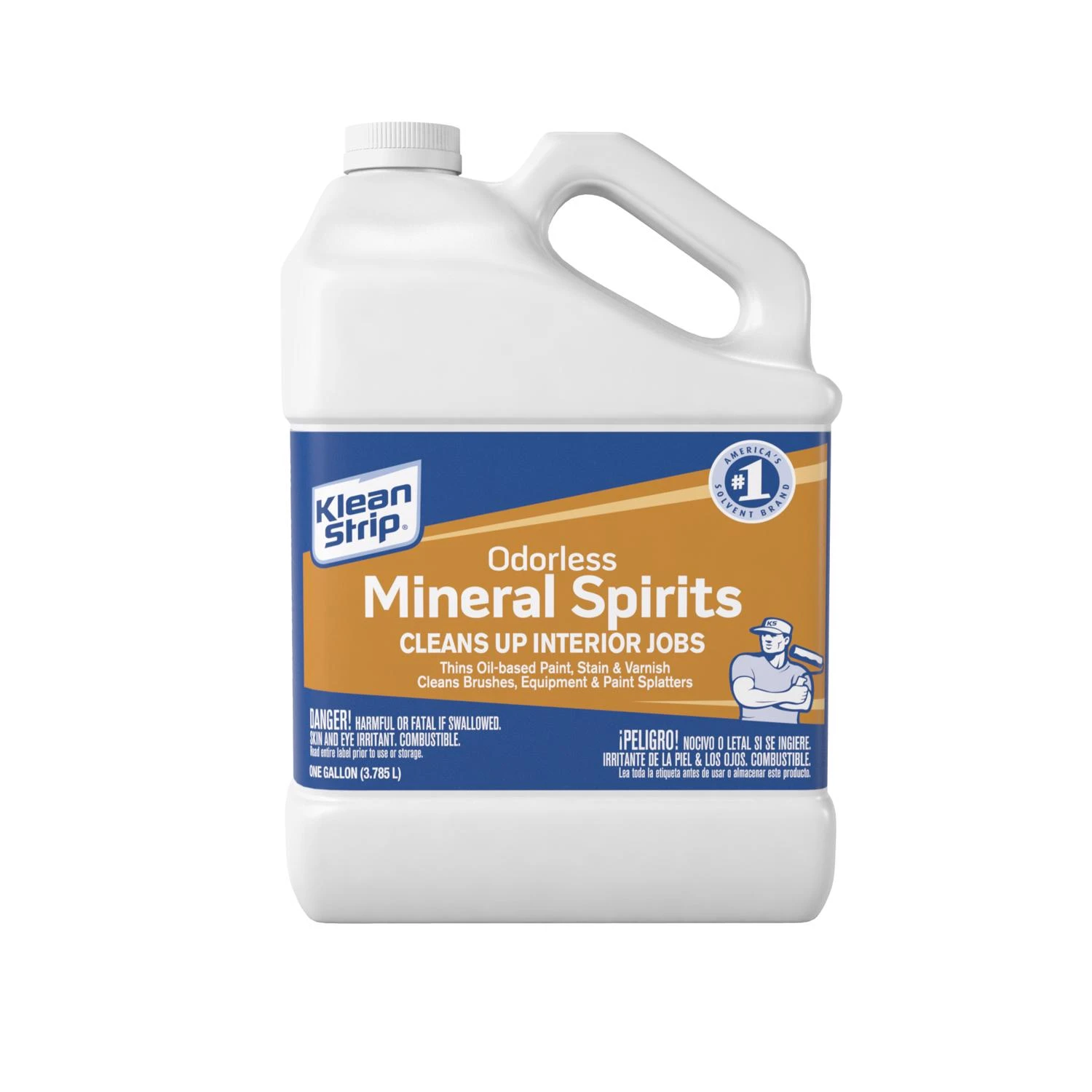 Odorless Mineral Spirits 1 Gallon - Thinning Oil-based Paint & Stain