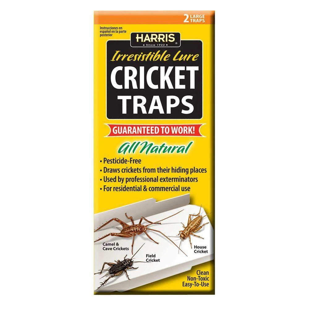 Cricket Traps with 25 Irresistible Lures (2-Pack)