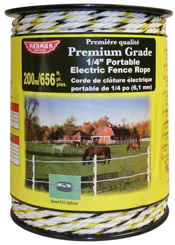 Parker Mc Crory 794 656 Ft. 1/4 In. Premium Grade Electric Fence Rope