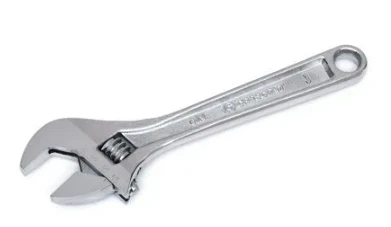 Crestoloy Adjustable Wrench, 4 Inch, 1/2 Inch Jaw Capacity