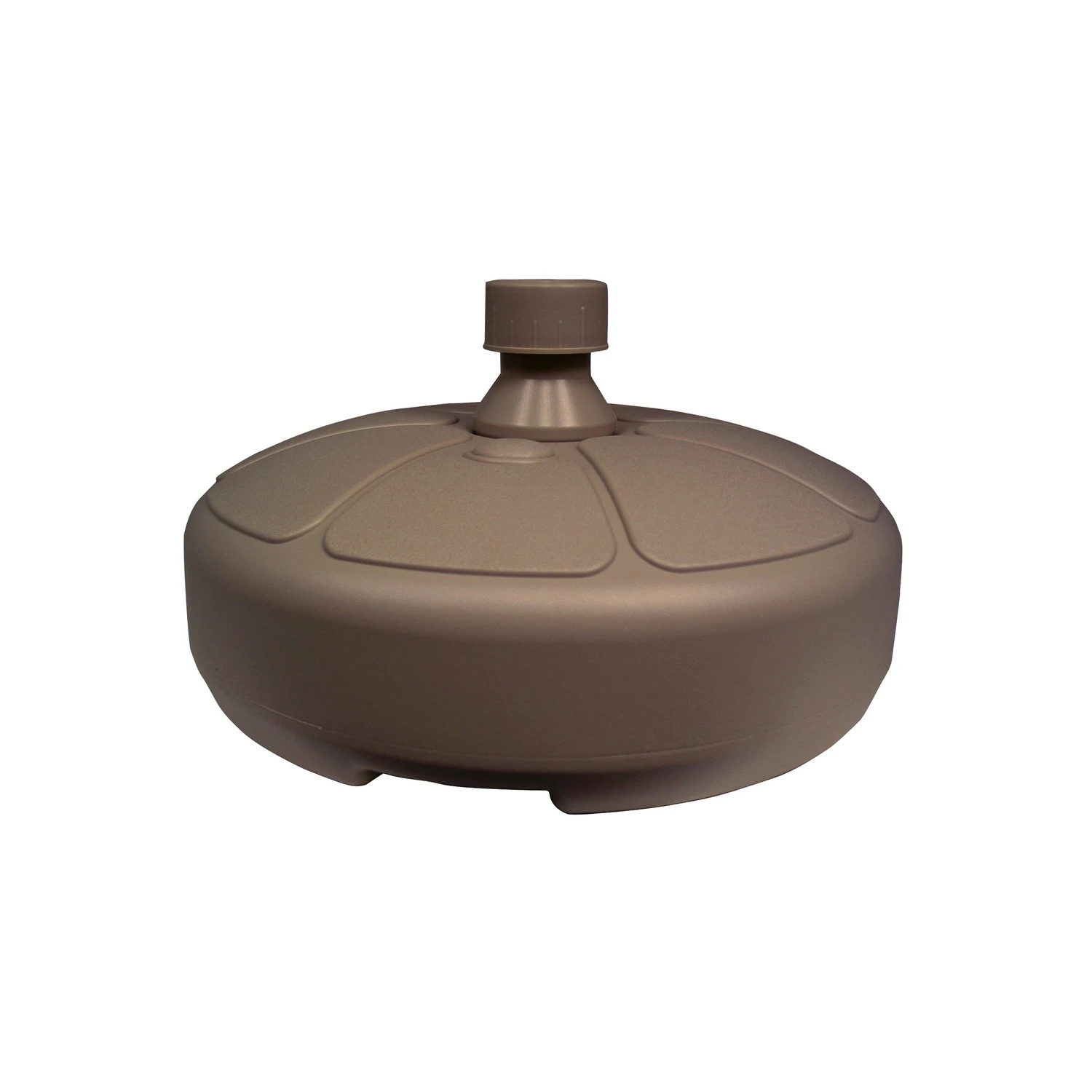 Adams Brown Round Resin Umbrella Base 15" X 15" X 8.5" Model 8129-60-3716