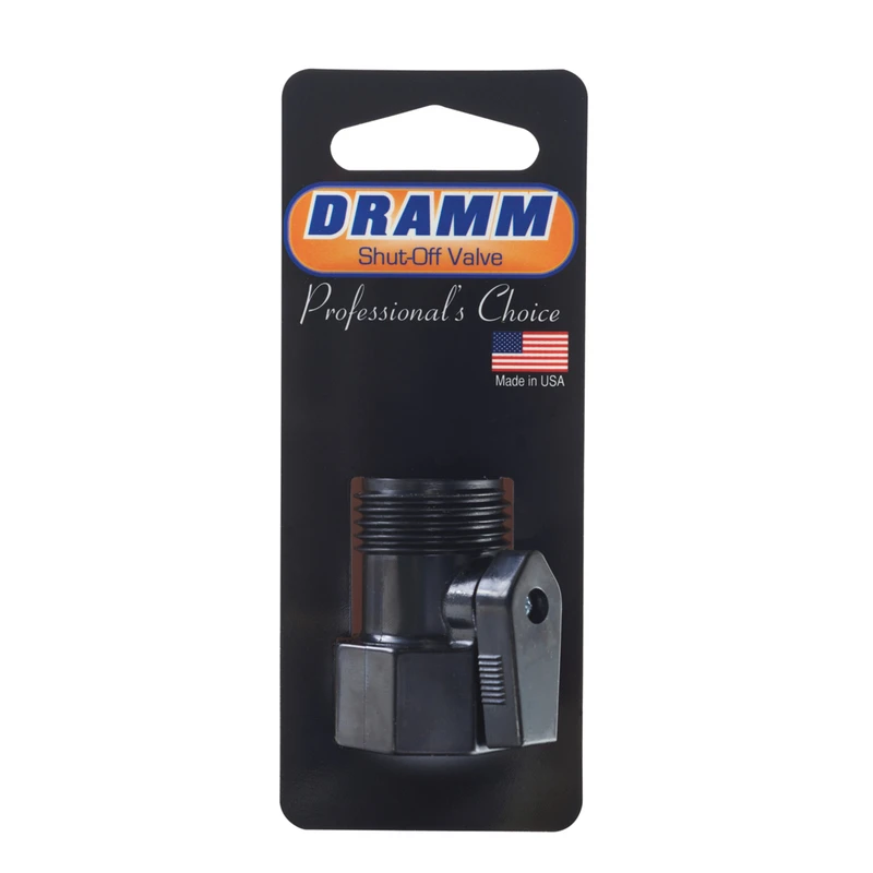 Dramm 1/4 In. Plastic Threaded Hose Shut-off Valve Model 6012365
