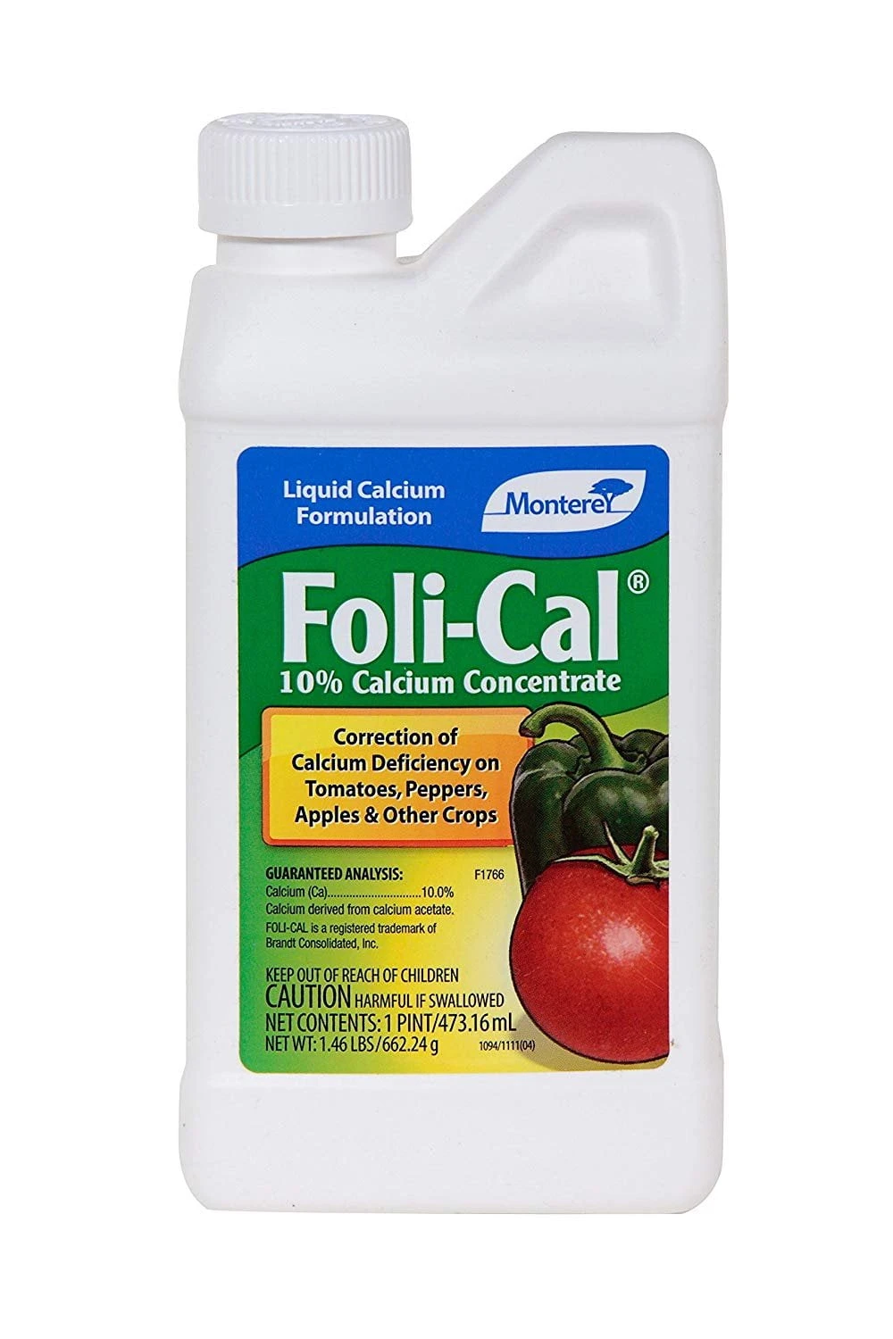 Foli-cal Liquid Calcium Concentrate Fertilizer 1 Pint - Lg 7200