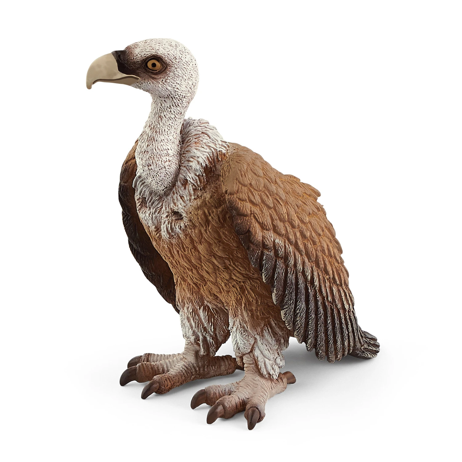Wild Life Vulture Toy Figure, Realistic Brown/white Design, 4.75 In