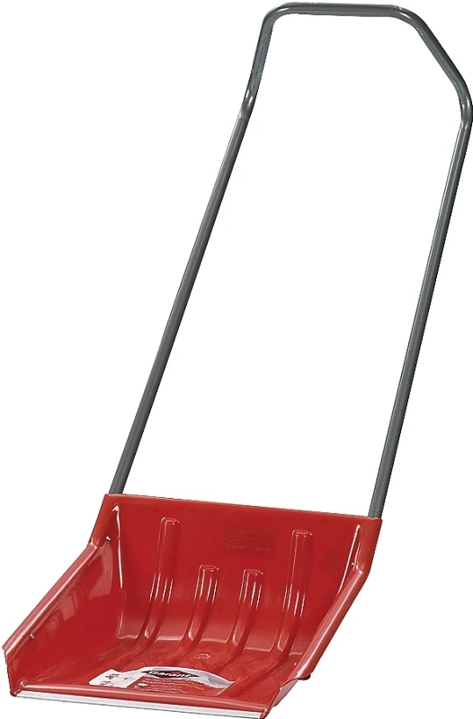 Nordic Sleigh Snow Shovel 19-1/4 X 23 Inch Polyethylene With Steel Handle