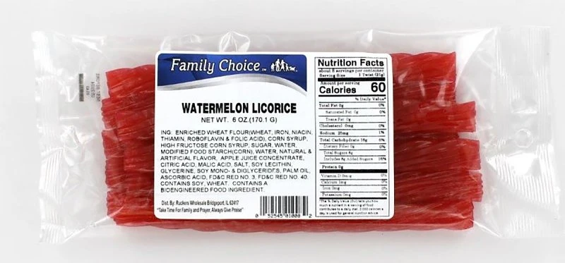 WATERMELON LICORICE 6 OZ